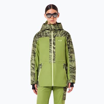 Oakley női sí dzseki Tc Juno Reduct Shell Jacket 2.0 duality swirl dbl zöld