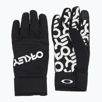 Férfi kesztyű Oakley Factory Pilot Core Glove black/white logo