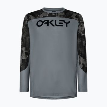 Férfi Oakley Maven Coast fém terepszínű fekete kerékpáros hosszú ujjú