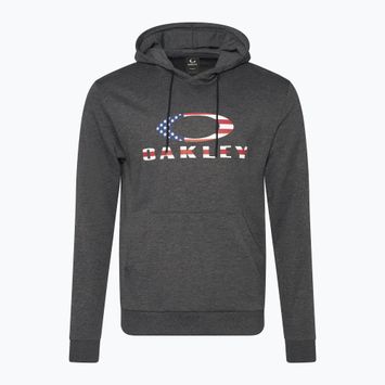 Férfi Oakley Bark Fleece kapucnis pulóver sötétszürke szürke sáska
