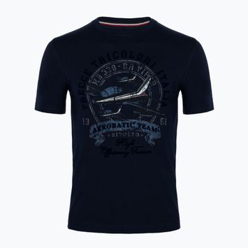 Férfi póló Aeronautica Militare Heritage dark blue