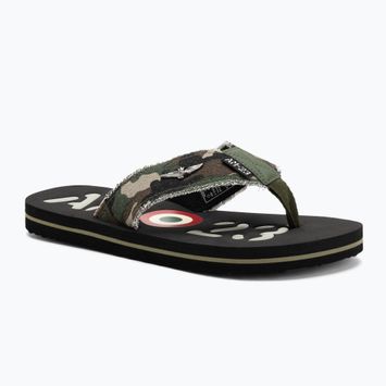 Férfi Aeronautica Militare 251SC310CT3593 terepszínű zöld flip flopok