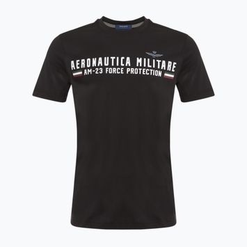 Férfi Aeronautica Militare Heritage jet fekete póló