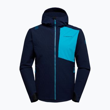 La Sportiva Descender Storm mélytengeri/trópusi kék férfi softshell kabát