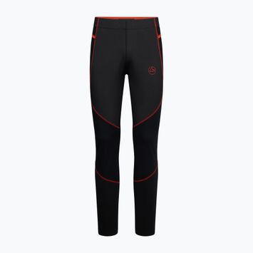 Férfi futóleggings La Sportiva Primal black/ cherry tomato