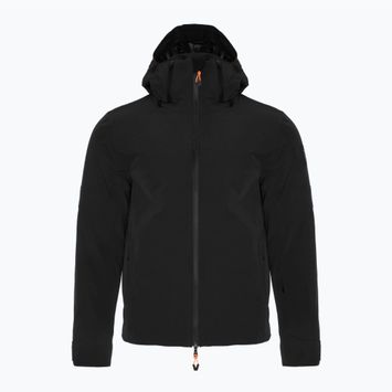 Férfi EA7 Emporio Armani Ski Cortina dombornyomott Toray kabát fekete