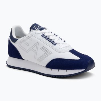 EA7 Emporio Armani fekete-fehér Vintage fehér/középkori kék cipő