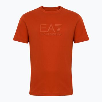 Férfi EA7 Emporio Armani Visibility Cotton Crew póló rooibos tea póló