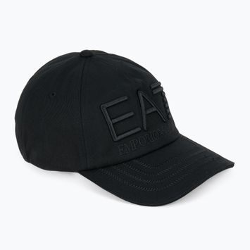 EA7 Emporio Armani Train Logo Series hímzett baseball sapka fekete