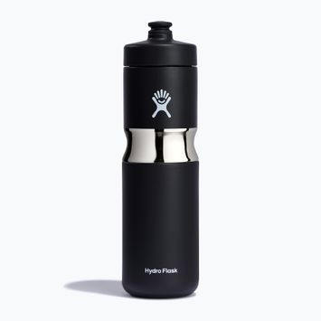 Hydro Flask Wide Insulated Sport hőszigetelt palack 591 ml fekete