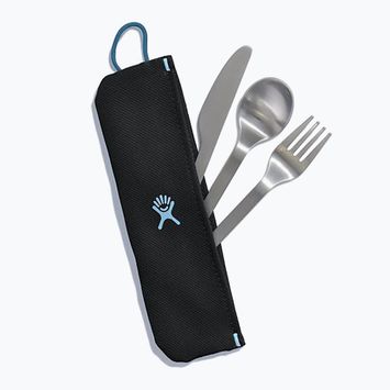 Evőeszközök Hydro Flask Flatware Set Stainless Pouch black