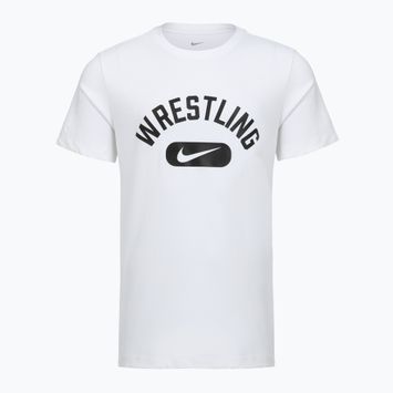 Férfi póló Nike Wrestling Disc DFC white/black