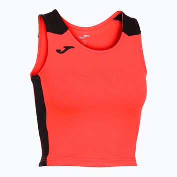 Női Joma Record II futópóló felső fluor korall/fekete