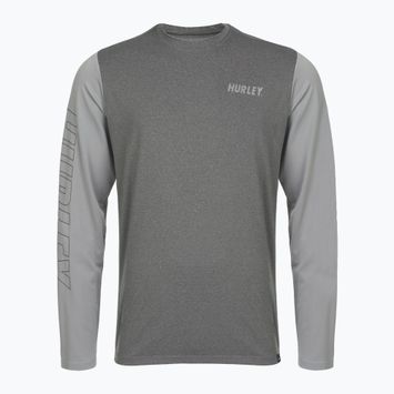 Hurley férfi H2O-Dri Easton ion ion szürke heather hosszú ujjú férfi ruha