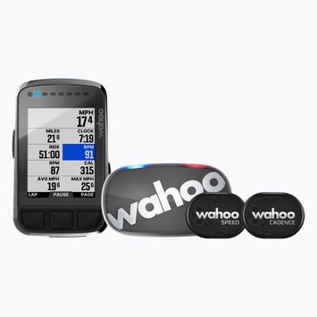 Wahoo New Elemnt Bolt Gps Gps kerékpárszámláló csomag fekete WFCC5B