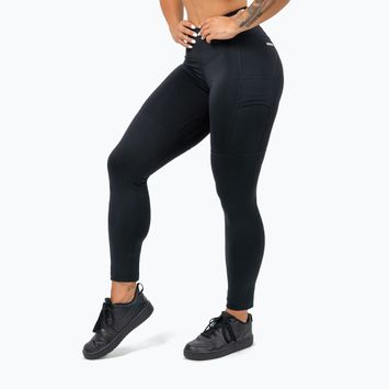 Női edző leggings NEBBIA Leg Day Goals fekete