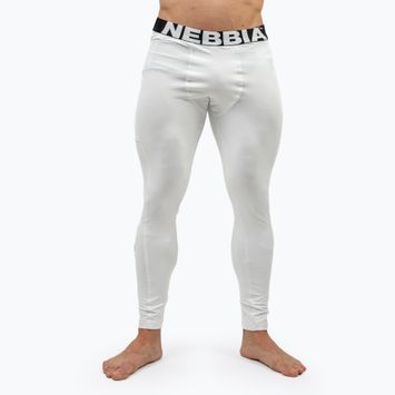 Férfi edző leggings NEBBIA Discipline fehér