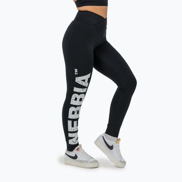 Női edző leggings NEBBIA Glute Check High Waisted fekete