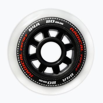 Tempish Radical 80 mm/84A görkorcsolya kerekek 4 db fehér.