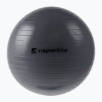 Piłka gimnastyczna InSPORTline ciemnoszara 3912-5 85 cm