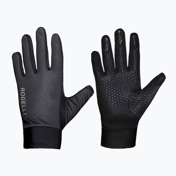 Kesztyű rowerowe Rogelli Laval LW Windproof black