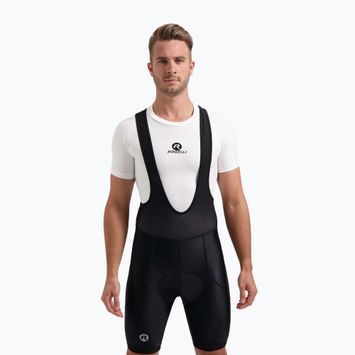 Férfi kerékpáros rövidnadrág Rogelli Core Bib Short black