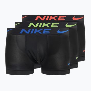 Nike Dri-Fit Essential férfi boxeralsó 3 pár fekete/hot punch/hyper royal