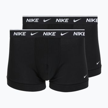 Férfi boxer nadrág Nike Essential Cotton Stretch Trunk Black