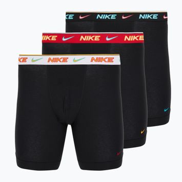 Férfi boxer nadrág Nike Long Boxer Brief steel grey