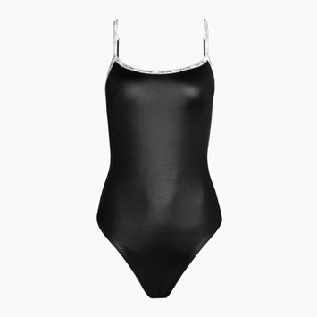 Női egyrészes fürdőruha Calvin Klein Scoop One Piece fekete