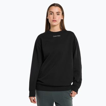Női Calvin Klein pulóver BAE fekete szépség pulcsi