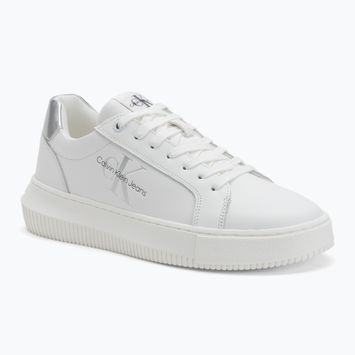 Calvin Klein női cipő YW0YW01224 Cupsole Mono Lth Wn fehér/ezüst