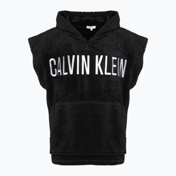 Calvin Klein poncsó kapucnis pulóver fekete
