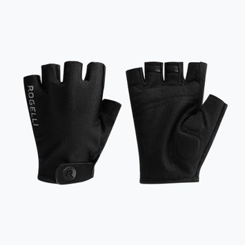 Férfi kerékpáros kesztyű Rogelli Core black
