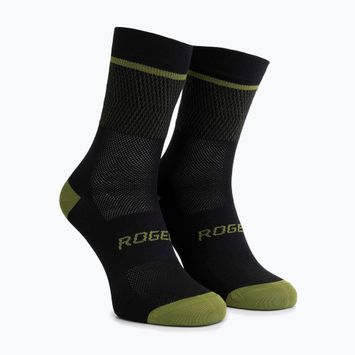 Rogelli Hero II zöld/fekete kerékpáros zokni