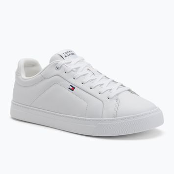 Tommy Hilfiger férfi cipő Icon Court Lth Flag Ess fehér