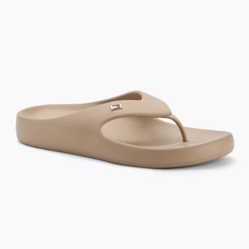 Női flip-flop papucs Tommy Hilfiger Comfort Beach Sandal horseradish