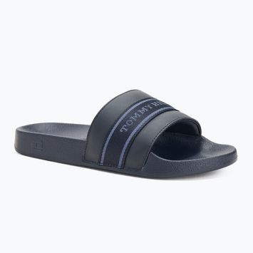 Női papucs Tommy Hilfiger Poolside With Webbing space blue