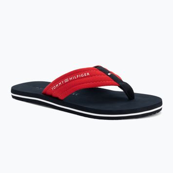 Férfi flip-flop papucs Tommy Hilfiger Nyc Beach Sandal primary red