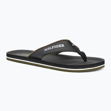 Férfi flip-flop papucs Tommy Hilfiger Padded Comfort B Sandal black