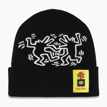 Férfi téli sapka 686 Keith Haring Keith Haring fekete