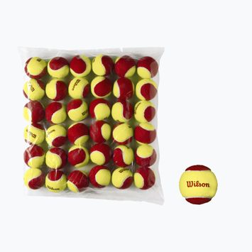 Wilson Starter Red Tballs 36 db sárga/piros WRT13700B gyermek teniszlabdák készlet
