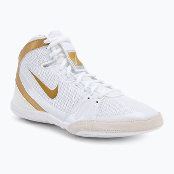 Nike Freek fehér/metál arany/hidegszürke bokszcipő