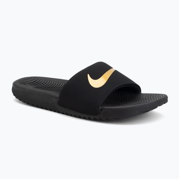 Nike Kawa gyerek papucs black/metallic gold