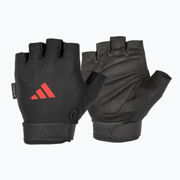 adidas Essential Állítható edző kesztyű fekete/piros
