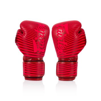 Fairtex Microfiber Art Collections Minimalism Art Red Bosc kesztyű
