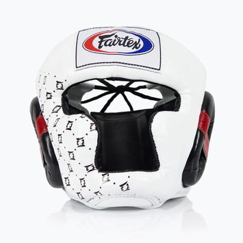 Box fejvédő Fairtex Super Sparring white/black