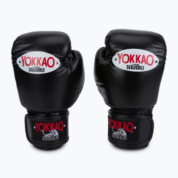 YOKKAO Matrix bokszkesztyűk fekete BYGL-X-1