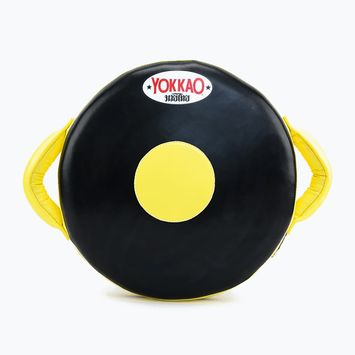 Kerek edzőtárcsa YOKKAO Round black/yellow