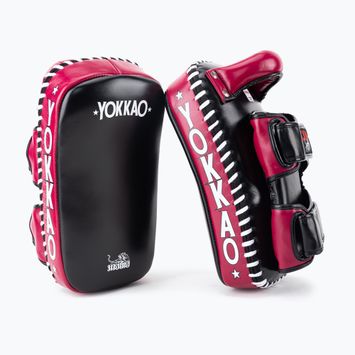 Edzőtárcsa YOKKAO Curved 2 db black/cerise